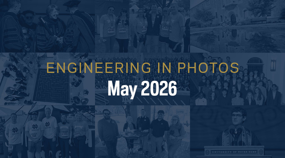 A collage of photos with the words "Engineering in Photos May 2026" overlaying them.
